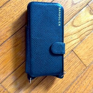Bandolier Hailey Folio Black/gold for iPhone 13 Pro. Good condition.